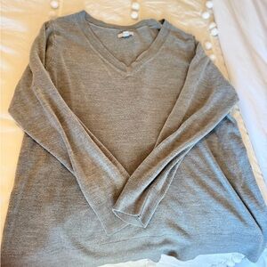 Croft & Barrow Heather Gray Knit Sweater